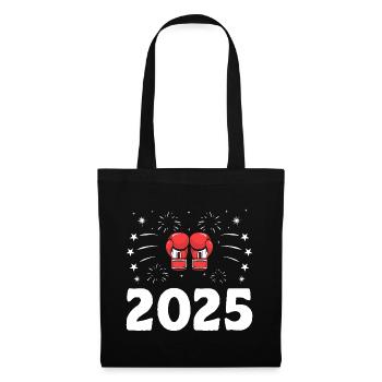 Nouvel An 2025 Boxer Sports Force Gym Athlète - Sac en tissu - noir - Devant