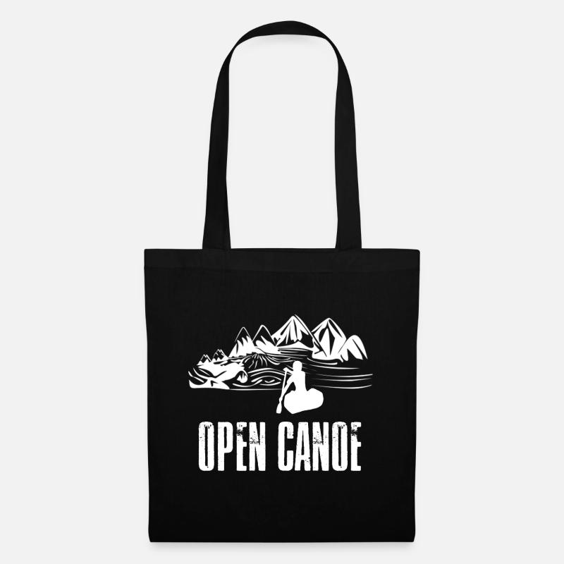 open canoe - Stoffbeutel - Schwarz