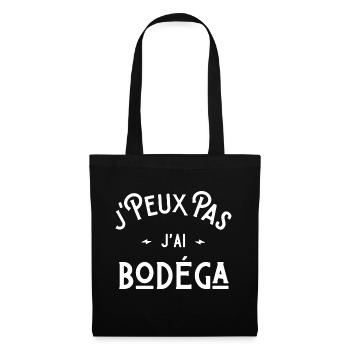 je peux pas j'ai bodéga idée cadeau humour féria - Sac en tissu - noir - Devant