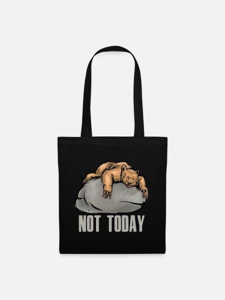 Bears Office Today Not Colleague Motivation Bear - Tote Bag - black