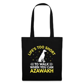 Azawakh Dog Owner Arabian Greyhound Tuareg Sloughi - Tote Bag - black - Front