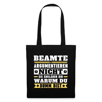 Officials don't argue - Tote Bag - black - Front