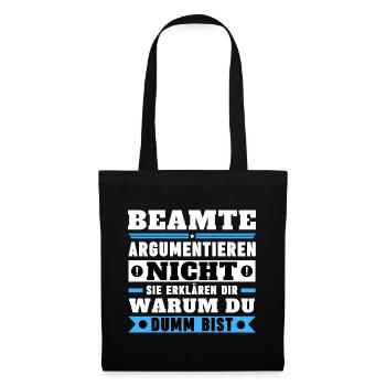 Officials don't argue - Tote Bag - black - Front