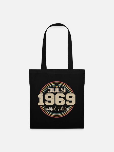 1969 Geburtstag Juli 1969 Geschenk Juli 1969 - Stoffbeutel - Schwarz