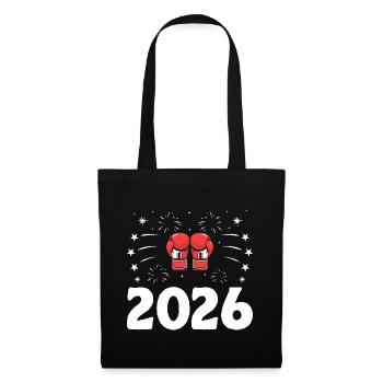 Nouvel An 2026 Boxer Sports Force Gym Athlète - Sac en tissu - noir - Devant