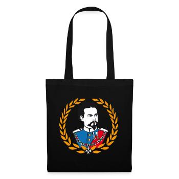Ludwig von Bayern - Lorbeeren - Stoffbeutel - Schwarz - Vorne