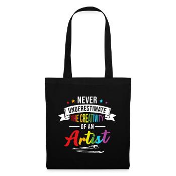 Artiste Peintre Dessinateur Art - Sac en tissu - noir - Devant