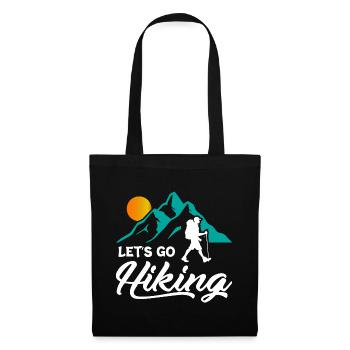 Lets Go Hiking - Tote Bag - black - Front