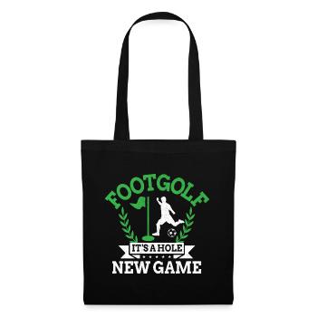 Footgolf Player Foot Golf Playing Footgolfers Foot - Tote Bag - black - Front