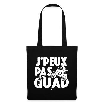 Je Peux Pas J'ai Quad Cadeau Conducteur De Quad - Sac en tissu - noir - Devant