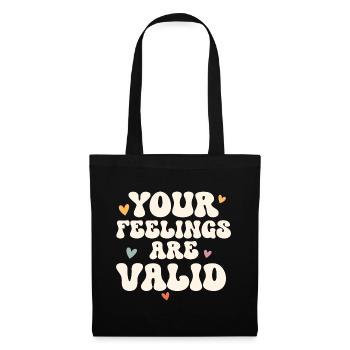 Psychische Gesundheit Santé mentale - Sac en tissu - noir - Devant