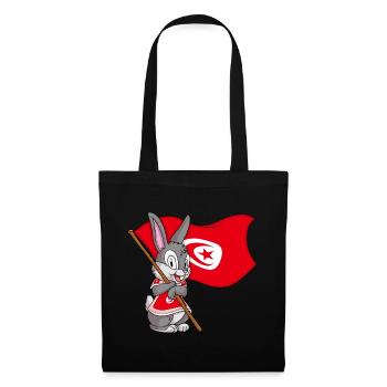 Tunisia Rabbit - Tote Bag - black - Front