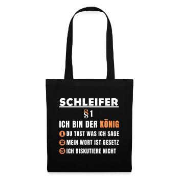 Grinder Gift - I'm the King - Tote Bag - black - Front