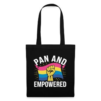 Pan et Empowered LGBTQIA Pride Month Pansexuality - Sac en tissu - noir - Devant