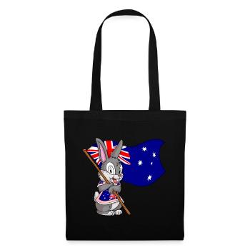 Australian Rabbit - Tote Bag - black - Front