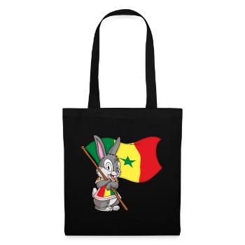 Senegal Rabbit - Tote Bag - black - Front