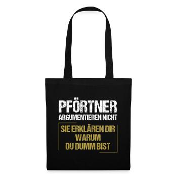 Gatekeepers don't argue - Tote Bag - black - Front