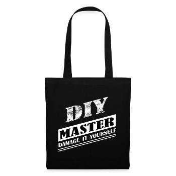 DIY Master - Stoffbeutel - Schwarz - Vorne