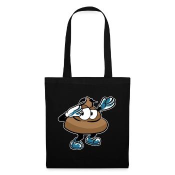 DABBING POOP KACKE DAB - Tote Bag - black - Front