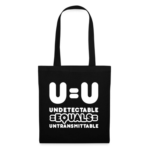 Pozvibe U=U Design Black - Tote Bag