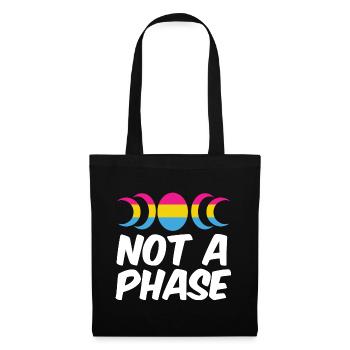 Not A Phase Gay Bisexual Pride Rainbow Lgbtq Diver - Stoffbeutel - Schwarz - Vorne