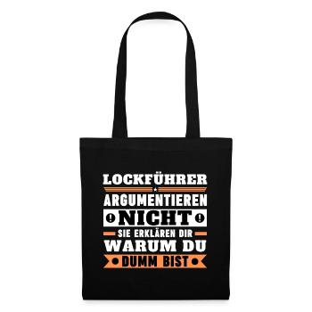 Lure leaders don't argue - Tote Bag - black - Front