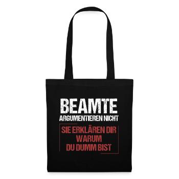 Officials don't argue - Tote Bag - black - Front