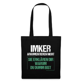 Beekeepers don't argue - Tote Bag - black - Front
