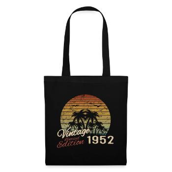 Vintage 1952 Anniversaire Cadeau 1952 Rétro 1952 - Sac en tissu - noir - Devant