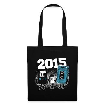 Vintage Born In 2015 Birthday Gift 2015 - Tote Bag - black - Front