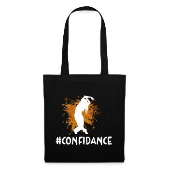 Confidance pour danser chorégraphie - Sac en tissu - noir - Devant