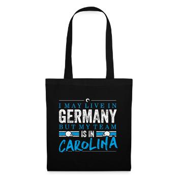 Carolina Football Fans Germany - Stoffbeutel - Schwarz - Vorne