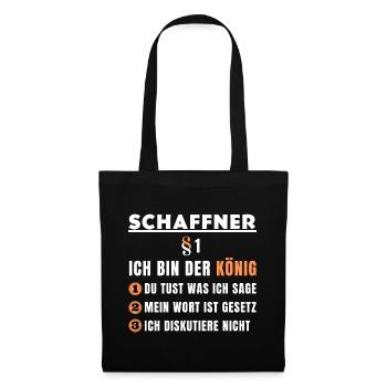 Conductor Gift - I'm the King - Tote Bag - black - Front
