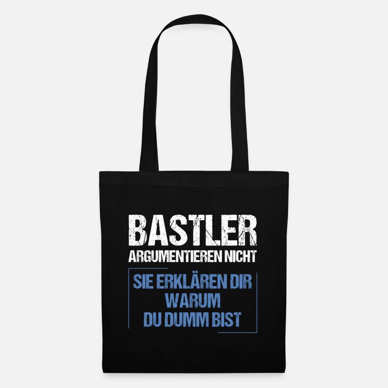 Hobbyists don't argue - Tote Bag - black