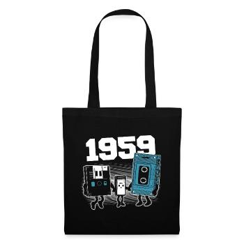 Vintage Born In 1959 Birthday Gift 1959 - Tote Bag - black - Front
