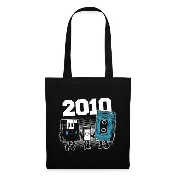 Vintage Born In 2010 Birthday Gift 2010 - Tote Bag - black - Front