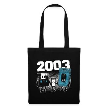 Vintage Born In 2003 Birthday Gift 2003 - Tote Bag - black - Front