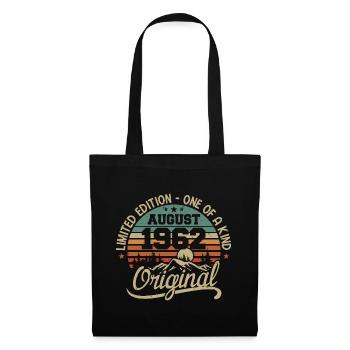 August 1962 Birthday Gift - Born August 1962 - Tote Bag - black - Front