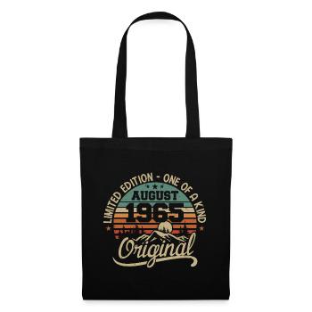 August 1965 Birthday Gift - Born August 1965 - Tote Bag - black - Front