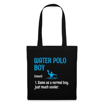 Water-polo garçon identique à un garçon normal, juste beaucoup cool - Sac en tissu - noir - Devant