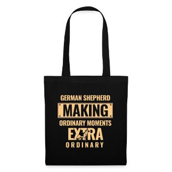 German Shepherds Making Ordinary Moments Extra Ord - Tote Bag - black - Front