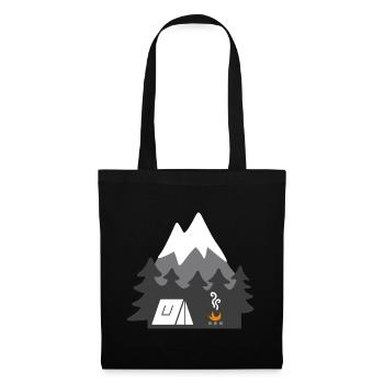 NATURE TENTS MONTAGNE - Sac en tissu - noir - Devant
