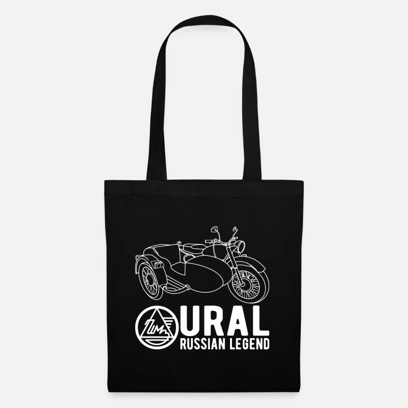 Ural Russian Legend Dnepr USSR Motorrad - Stoffbeutel - Schwarz