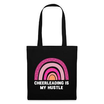 Cheerleading Is My Hustle Cheerleader Gymnast Chee - Stoffbeutel - Schwarz - Vorne