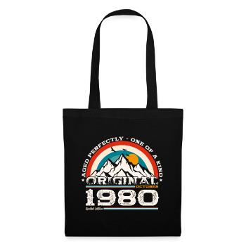 44ème Anniversaire Légende Octobre 1980 Vintage 80's - Sac en tissu - noir - Devant
