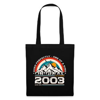 21e anniversaire Original Legend 2003 03 octobre - Sac en tissu - noir - Devant