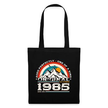 39ème Anniversaire Millésime Octobre 1985 Cru 85 - Sac en tissu - noir - Devant