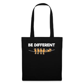 Be Different - Stoffbeutel - Schwarz - Vorne