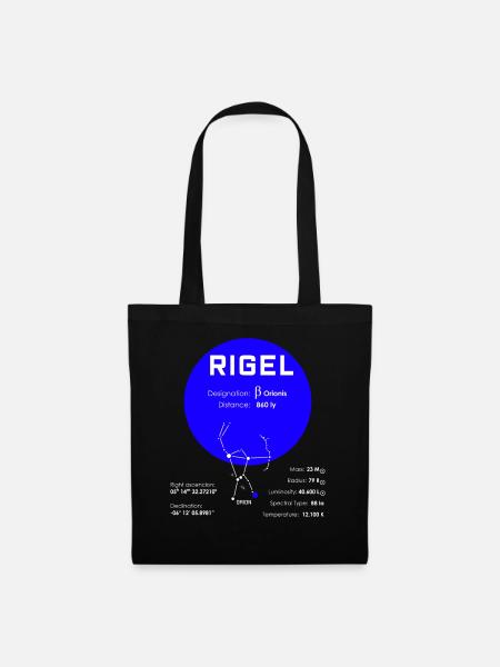 Rigel - Stoffbeutel - Schwarz