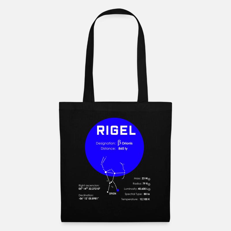 Rigel - Sac en tissu - noir